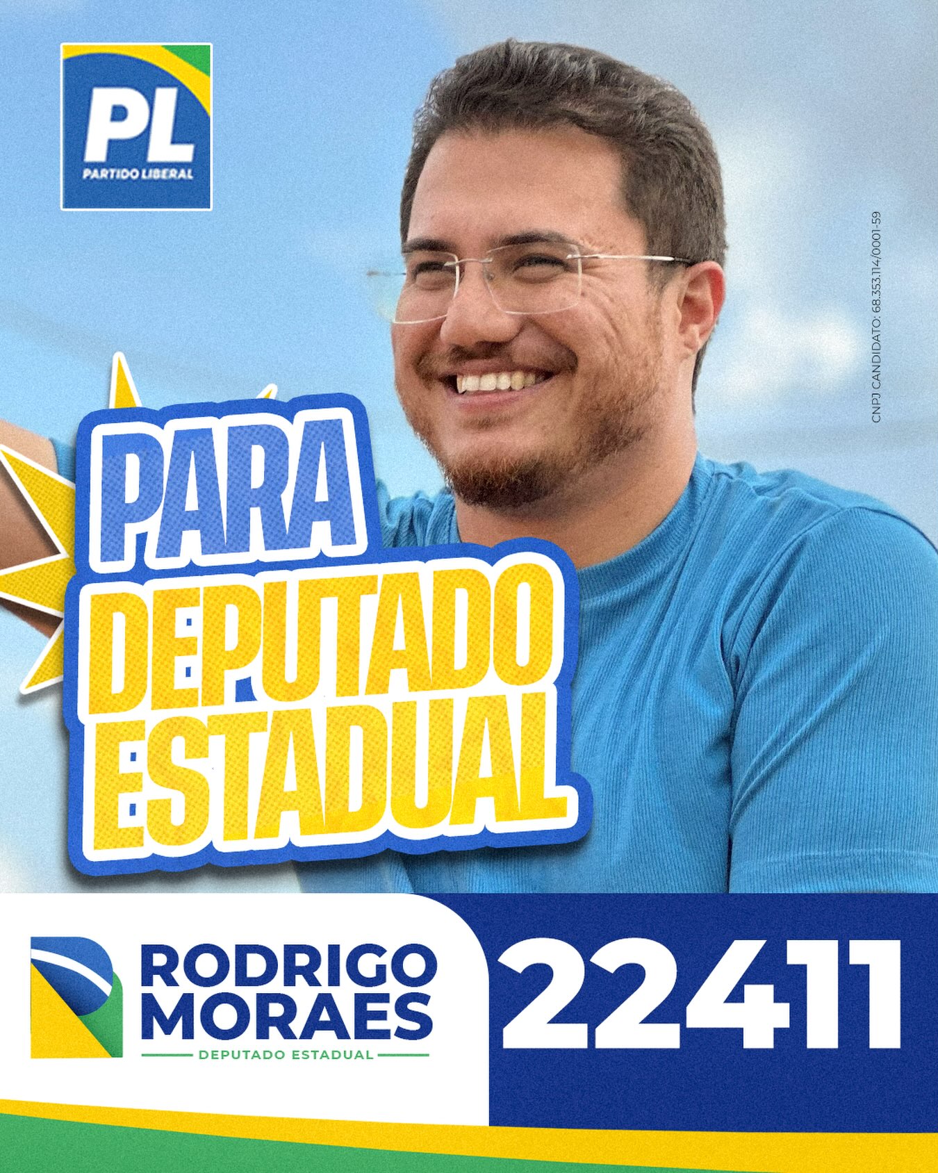 Rodrigo Moraes, candidato a Deputado Estadual